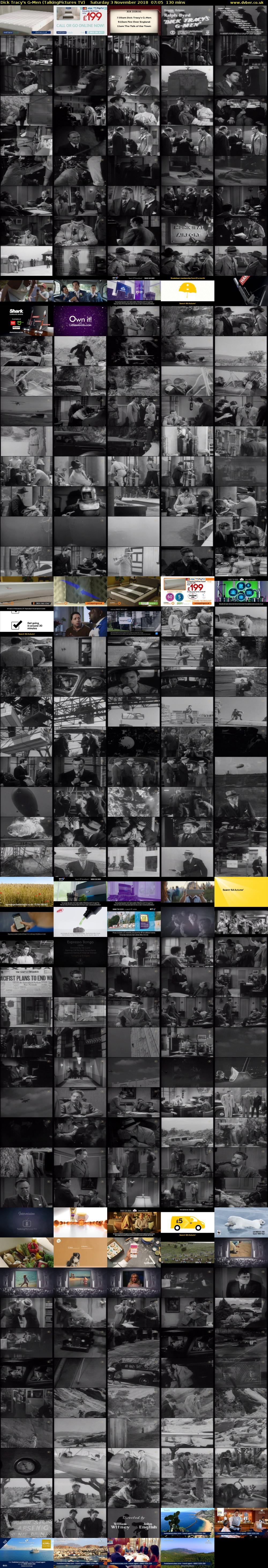 Dick Tracy's G-Men (TalkingPictures TV) Saturday 3 November 2018 07:05 - 09:15