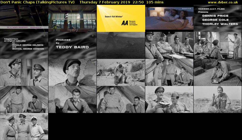 Don't Panic Chaps (TalkingPictures TV) Thursday 7 February 2019 22:50 - 00:35
