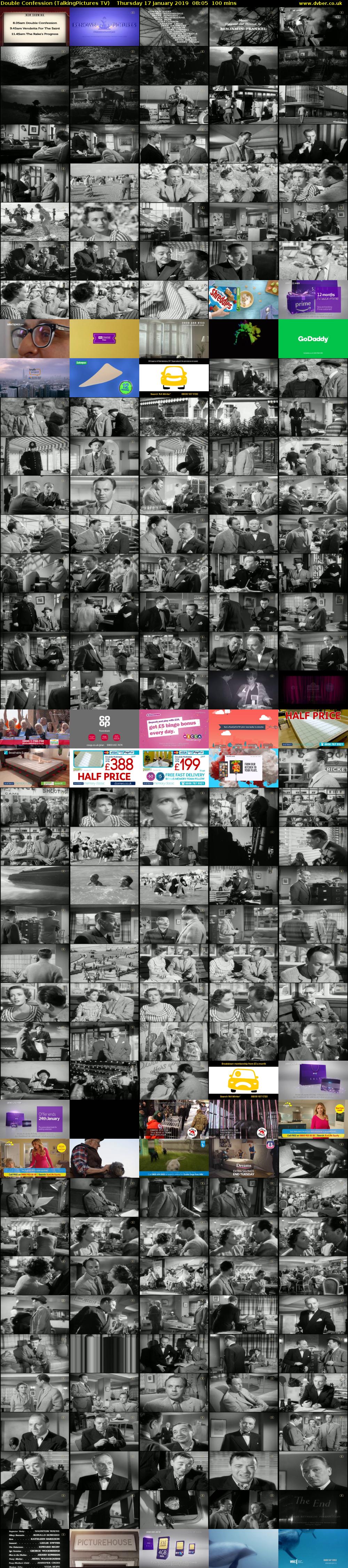 Double Confession (TalkingPictures TV) Thursday 17 January 2019 08:05 - 09:45