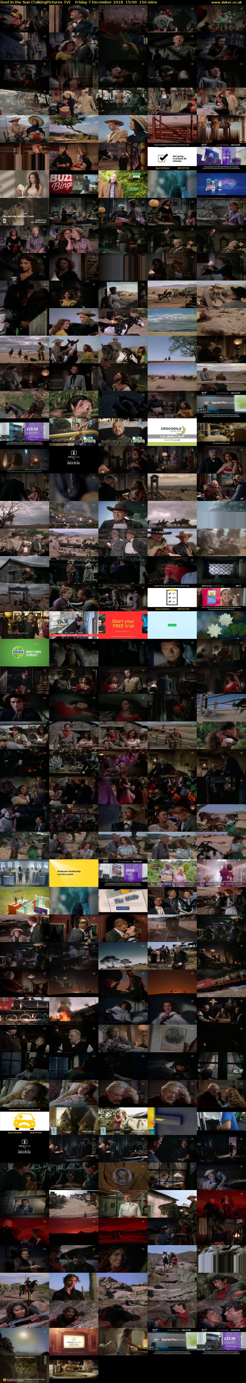 Duel in the Sun (TalkingPictures TV) Friday 7 December 2018 15:00 - 17:30