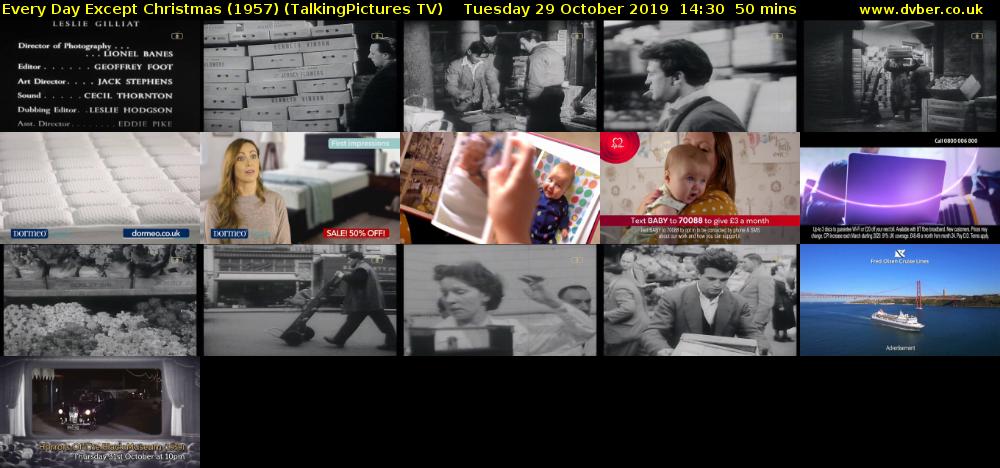 Every Day Except Christmas (1957) (TalkingPictures TV) Tuesday 29 October 2019 14:30 - 15:20
