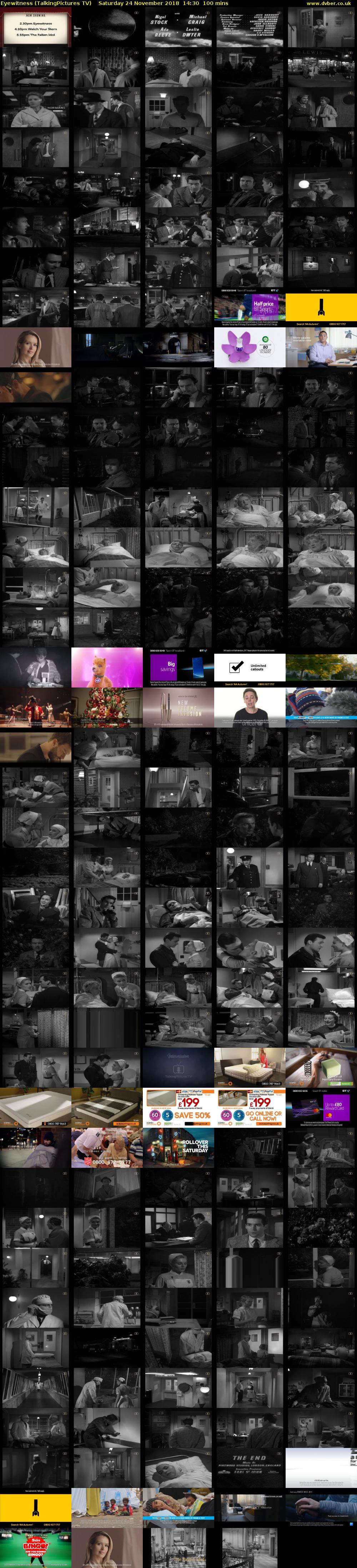 Eyewitness (TalkingPictures TV) Saturday 24 November 2018 14:30 - 16:10