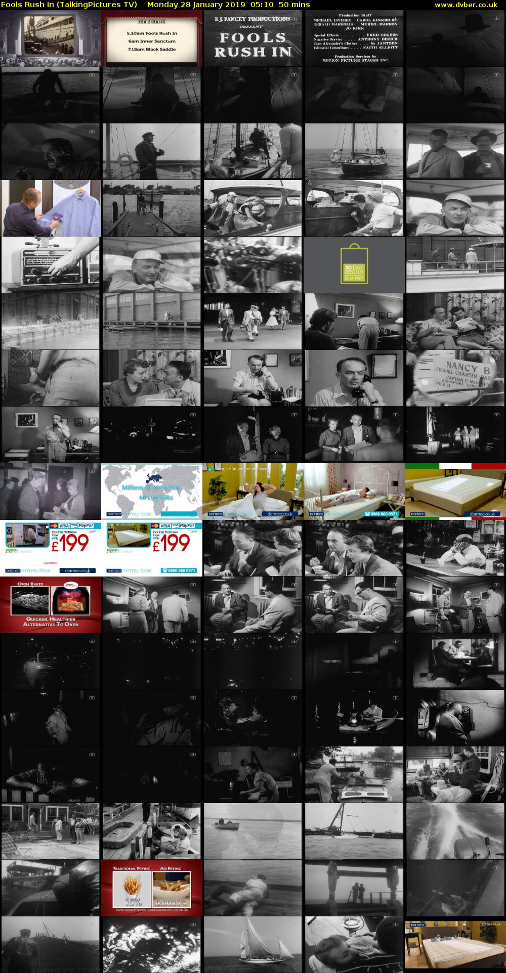 Fools Rush In (TalkingPictures TV) Monday 28 January 2019 05:10 - 06:00