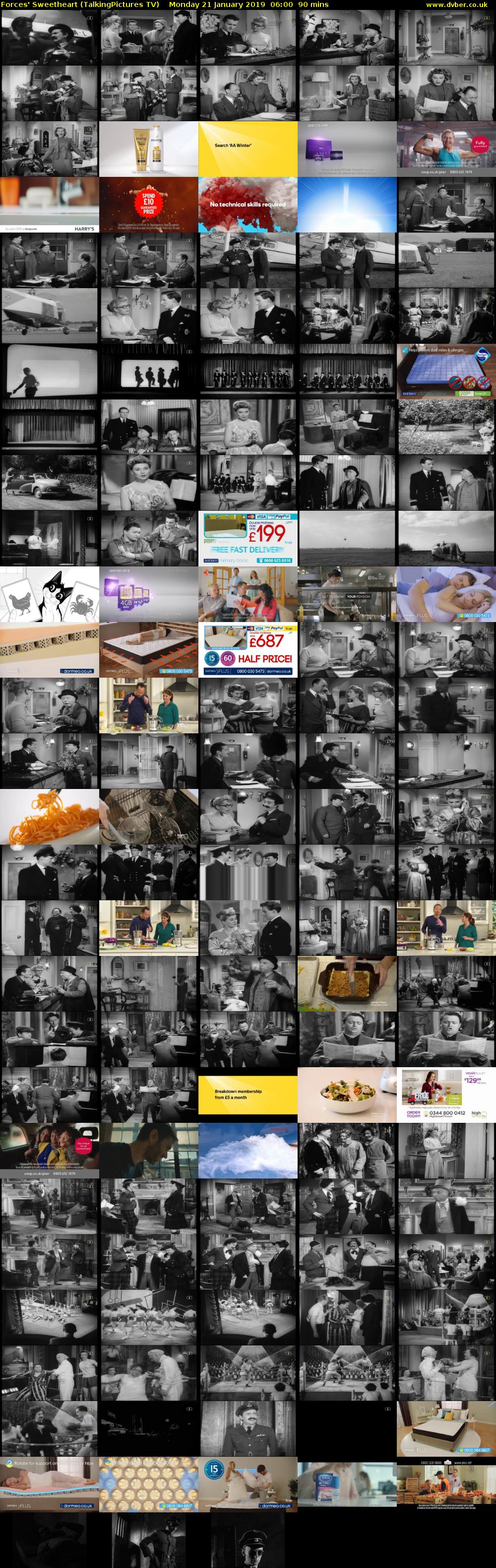 Forces' Sweetheart (TalkingPictures TV) Monday 21 January 2019 06:00 - 07:30