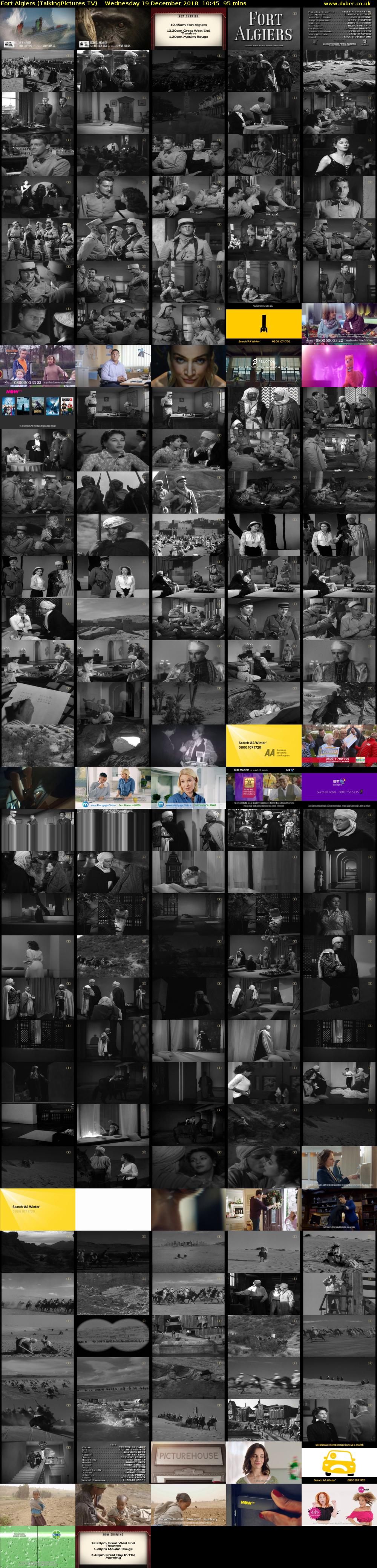 Fort Algiers (TalkingPictures TV) Wednesday 19 December 2018 10:45 - 12:20