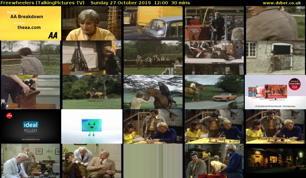 Freewheelers (TalkingPictures TV) Sunday 27 October 2019 12:00 - 12:30