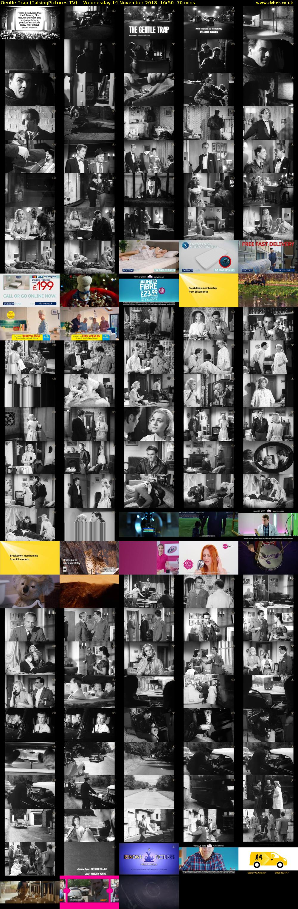 Gentle Trap (TalkingPictures TV) Wednesday 14 November 2018 16:50 - 18:00