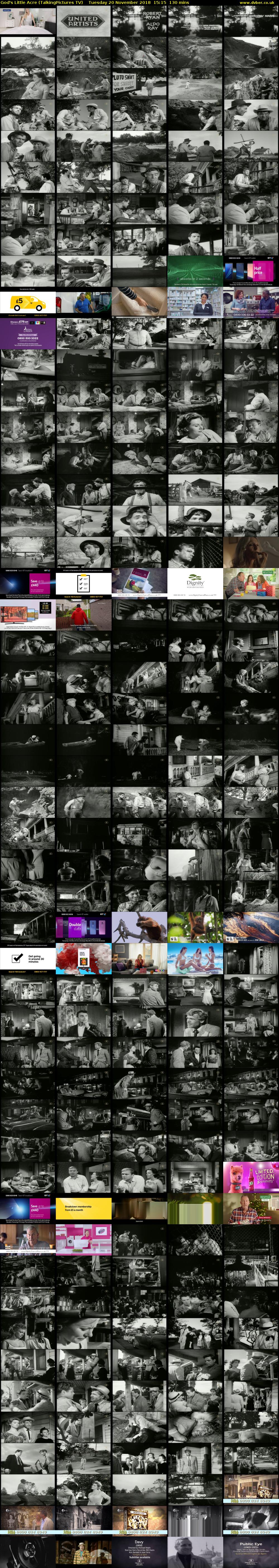 God's Little Acre (TalkingPictures TV) Tuesday 20 November 2018 15:15 - 17:25