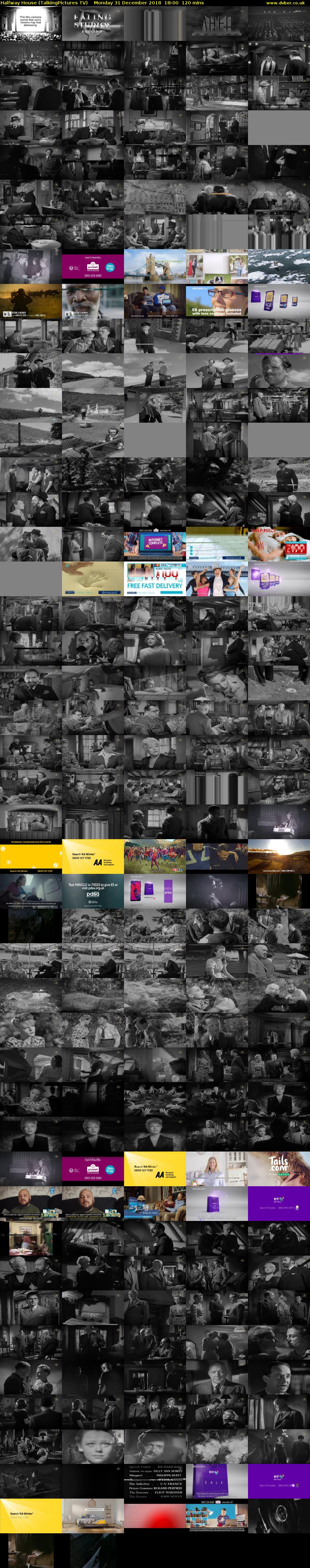 Halfway House (TalkingPictures TV) Monday 31 December 2018 18:00 - 20:00