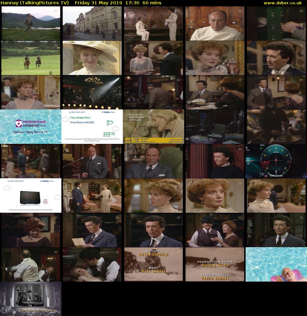 Hannay (TalkingPictures TV) Friday 31 May 2019 17:30 - 18:30