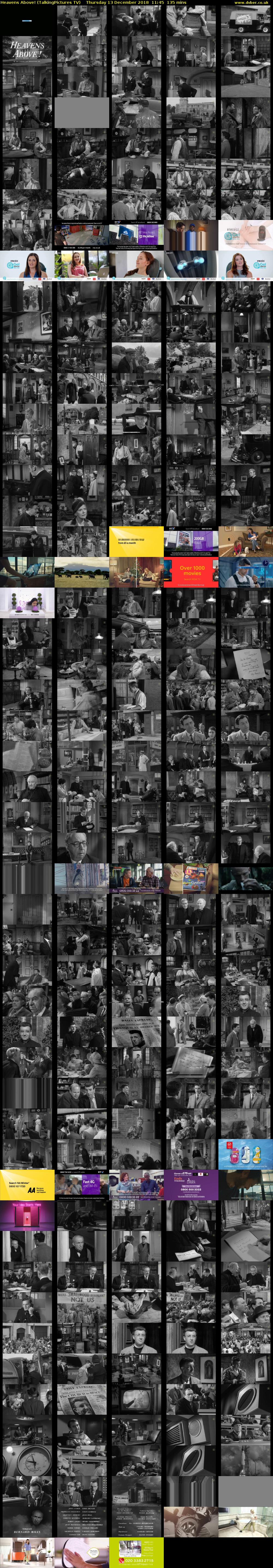 Heavens Above! (TalkingPictures TV) Thursday 13 December 2018 11:45 - 14:00