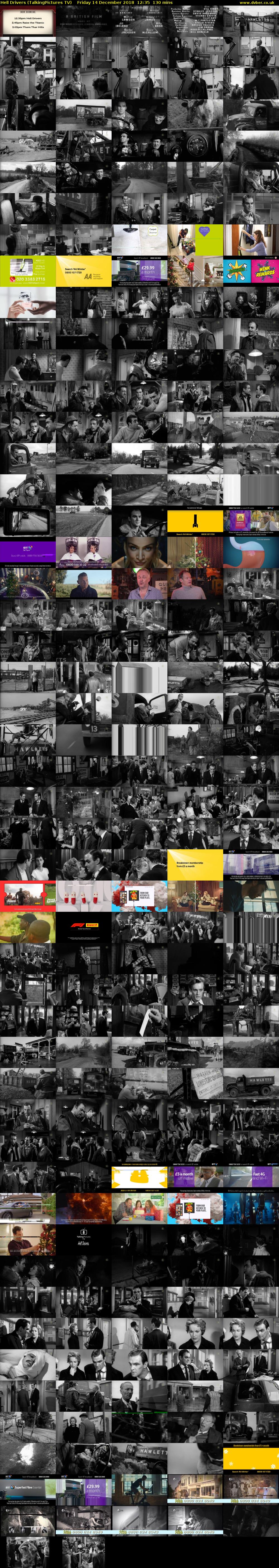 Hell Drivers (TalkingPictures TV) Friday 14 December 2018 12:35 - 14:45