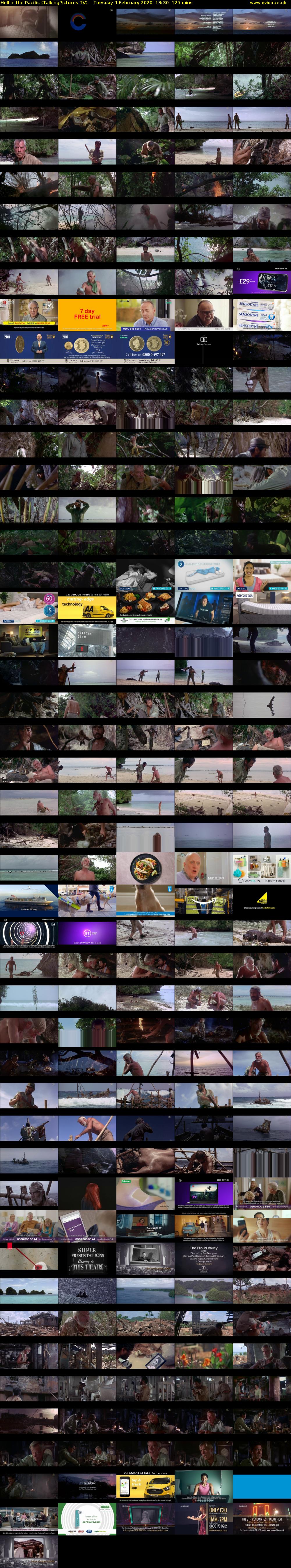 Hell in the Pacific (TalkingPictures TV) Tuesday 4 February 2020 13:30 - 15:35
