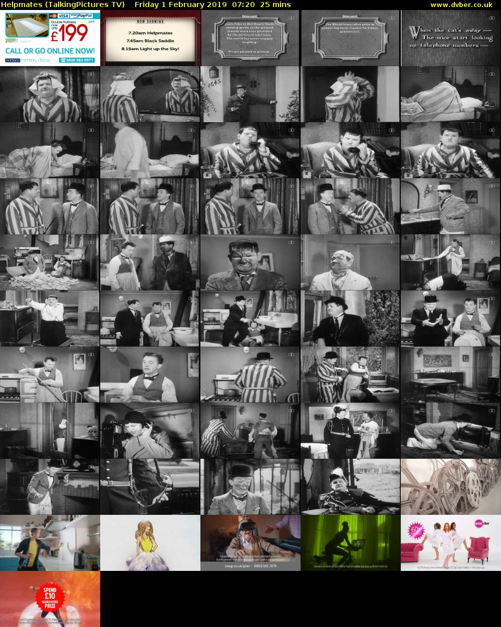 Helpmates (TalkingPictures TV) Friday 1 February 2019 07:20 - 07:45