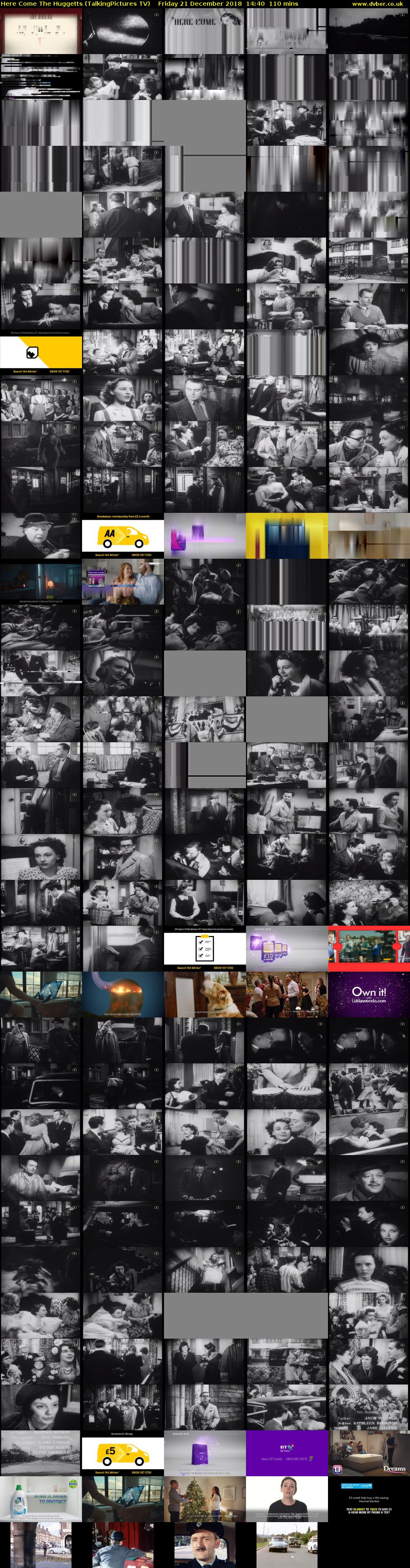 Here Come The Huggetts (TalkingPictures TV) Friday 21 December 2018 14:40 - 16:30