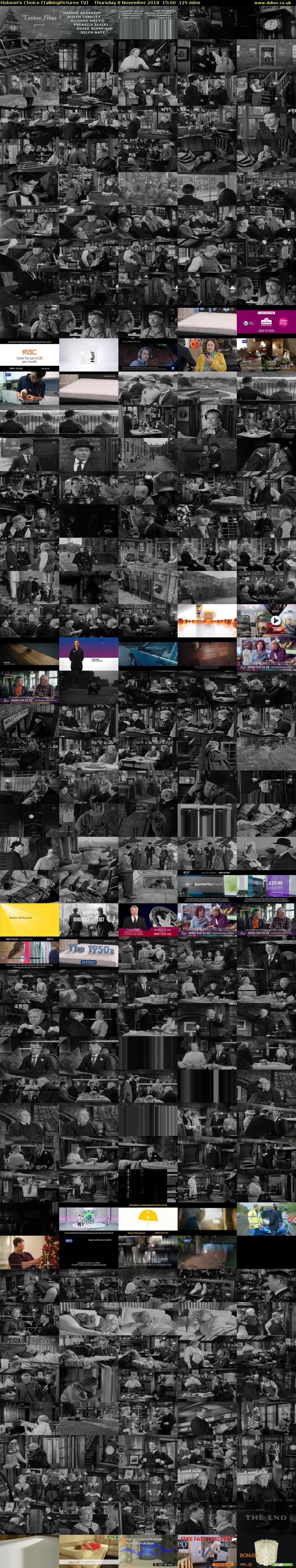 Hobson's Choice (TalkingPictures TV) Thursday 8 November 2018 15:00 - 17:05