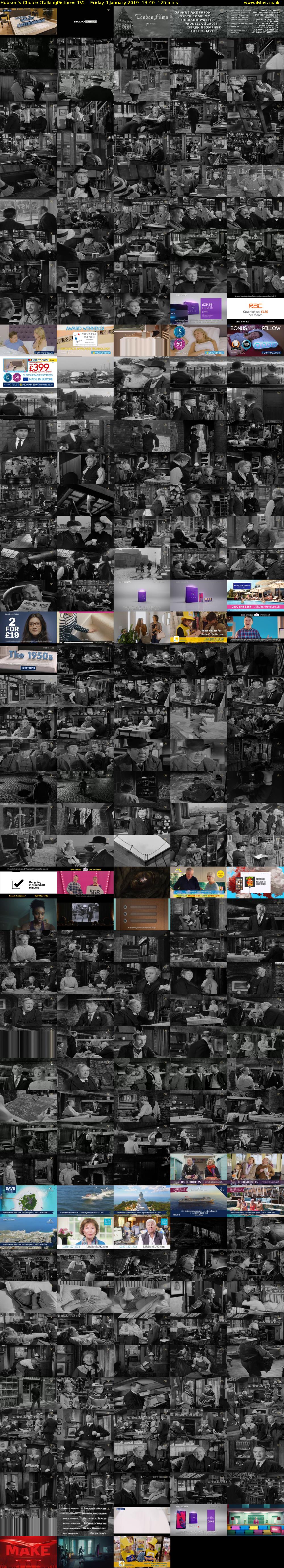 Hobson's Choice (TalkingPictures TV) Friday 4 January 2019 13:40 - 15:45