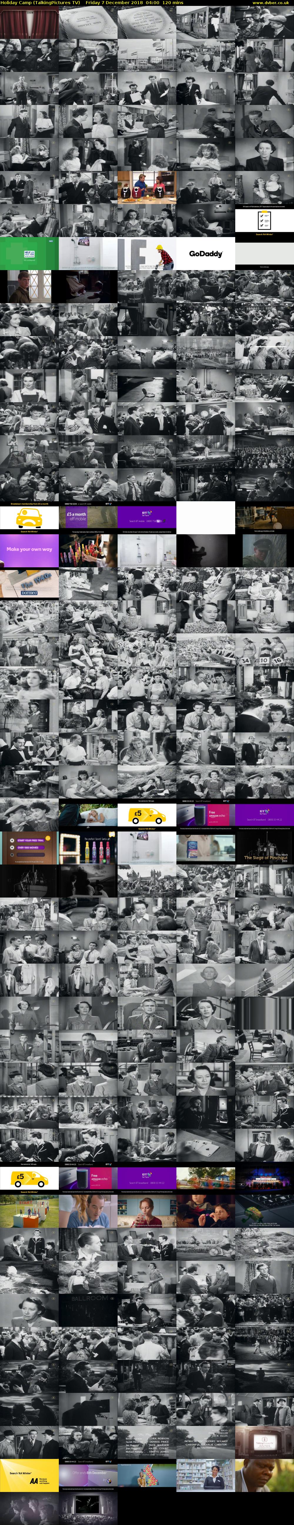 Holiday Camp (TalkingPictures TV) Friday 7 December 2018 04:00 - 06:00