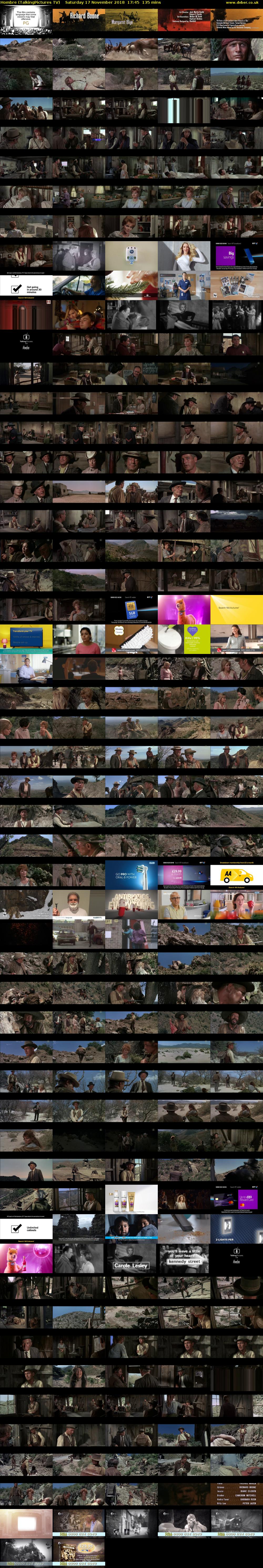 Hombre (TalkingPictures TV) Saturday 17 November 2018 17:45 - 20:00