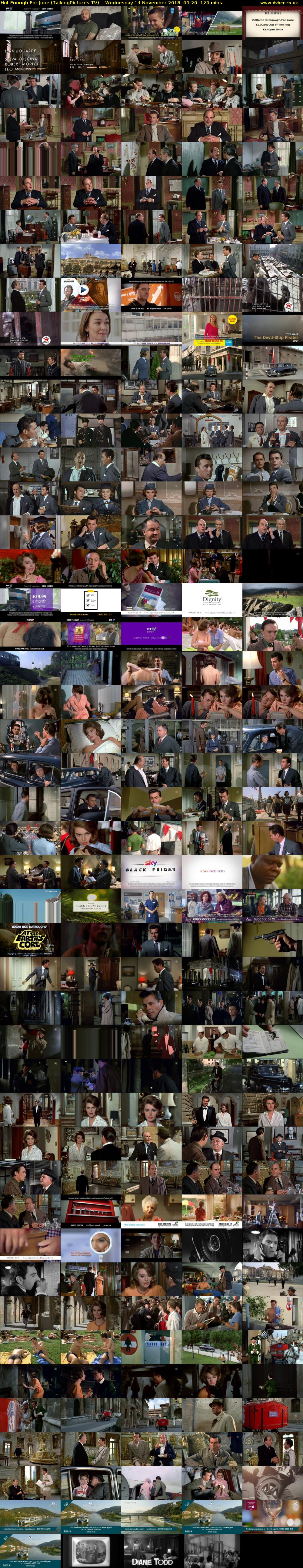 Hot Enough For June (TalkingPictures TV) Wednesday 14 November 2018 09:20 - 11:20