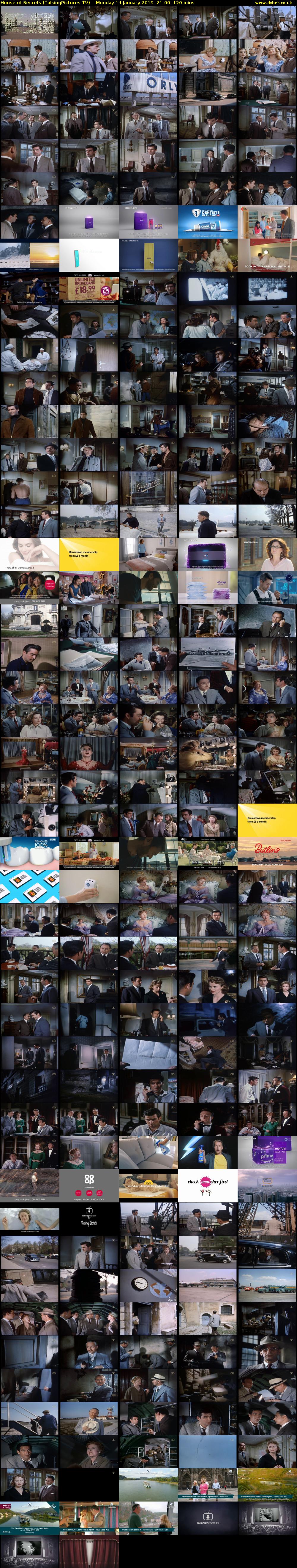 House of Secrets (TalkingPictures TV) Monday 14 January 2019 21:00 - 23:00