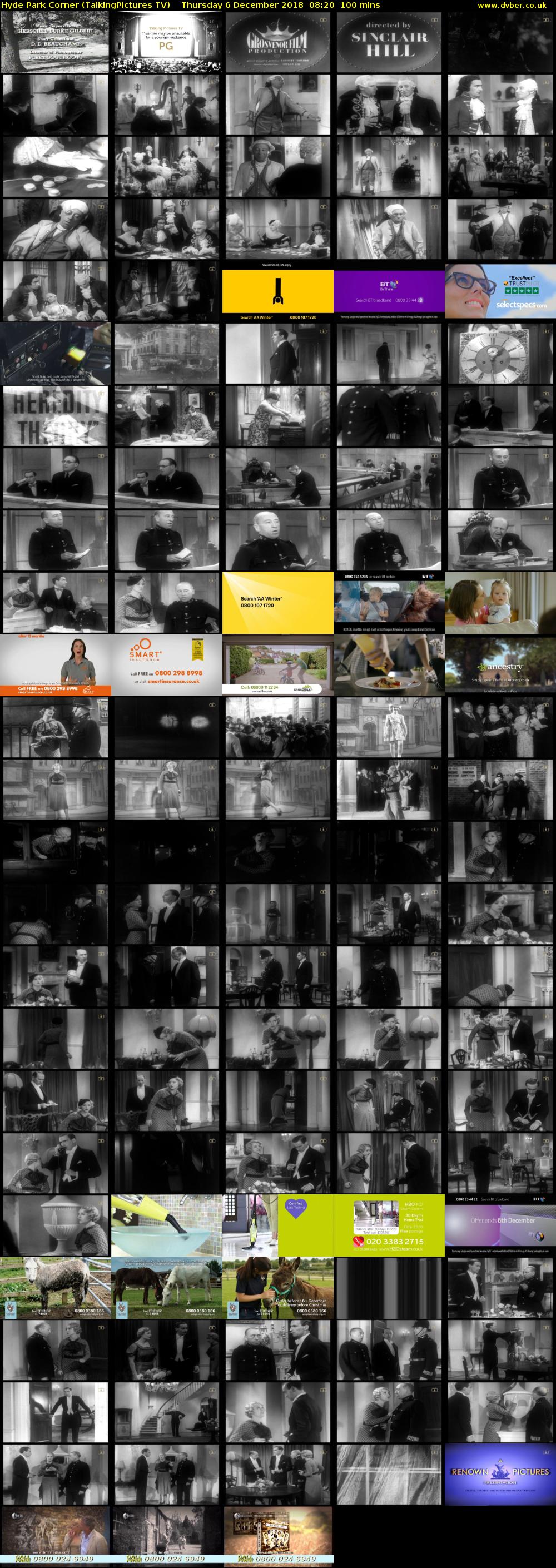 Hyde Park Corner (TalkingPictures TV) Thursday 6 December 2018 08:20 - 10:00