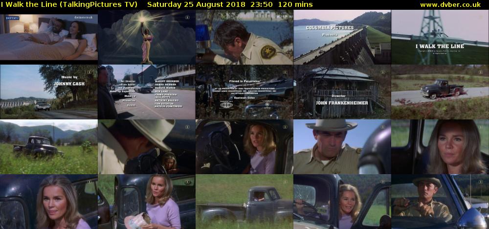 I Walk the Line (TalkingPictures TV) Saturday 25 August 2018 23:50 - 01:50