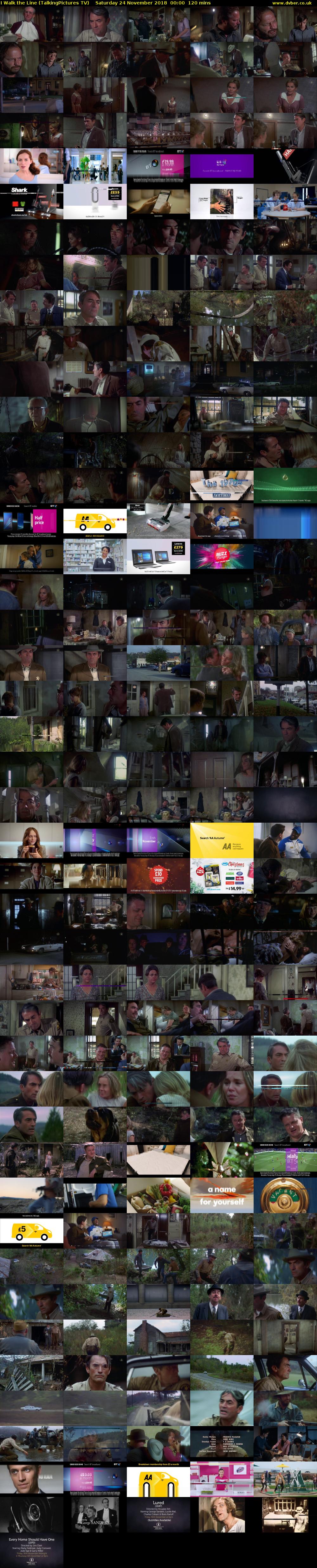 I Walk the Line (TalkingPictures TV) Saturday 24 November 2018 00:00 - 02:00