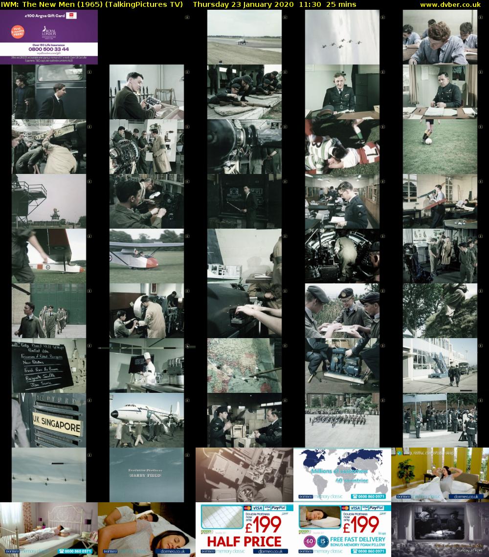 IWM: The New Men (1965) (TalkingPictures TV) Thursday 23 January 2020 11:30 - 11:55