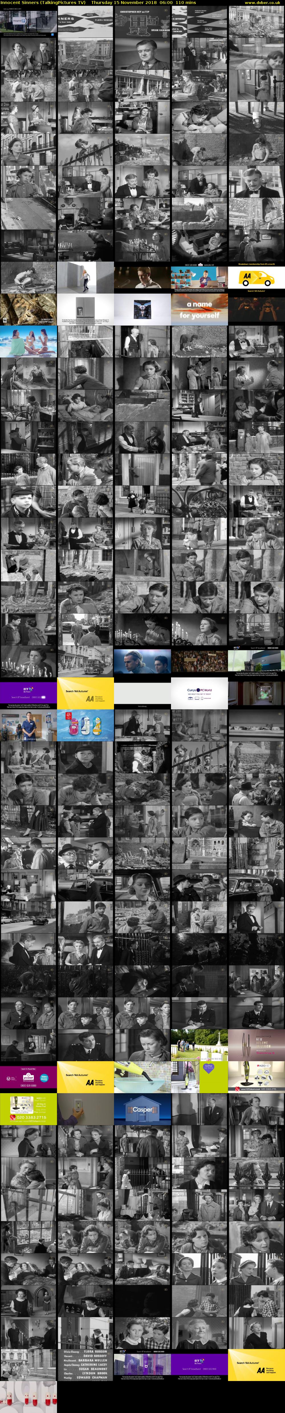 Innocent Sinners (TalkingPictures TV) Thursday 15 November 2018 06:00 - 07:50