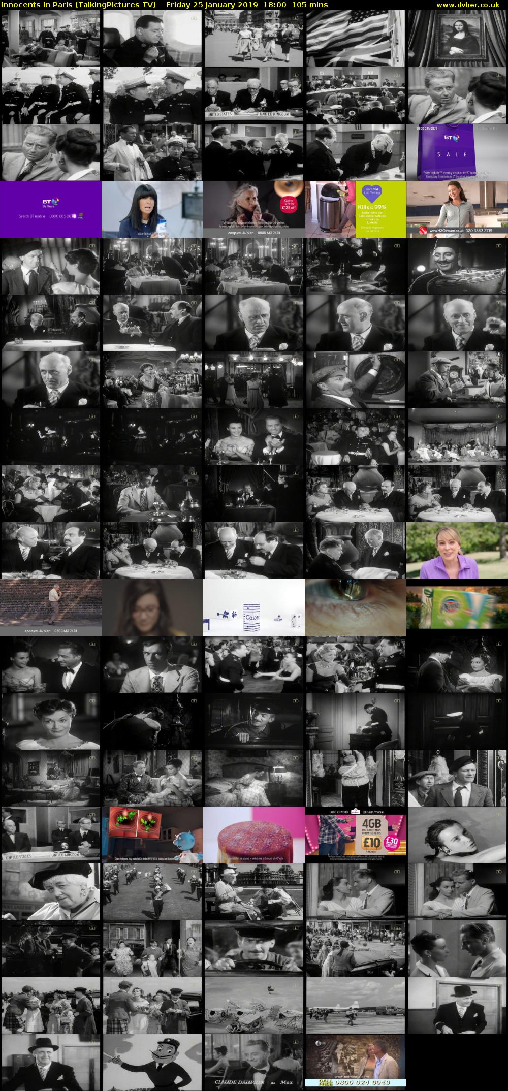 Innocents In Paris (TalkingPictures TV) Friday 25 January 2019 18:00 - 19:45