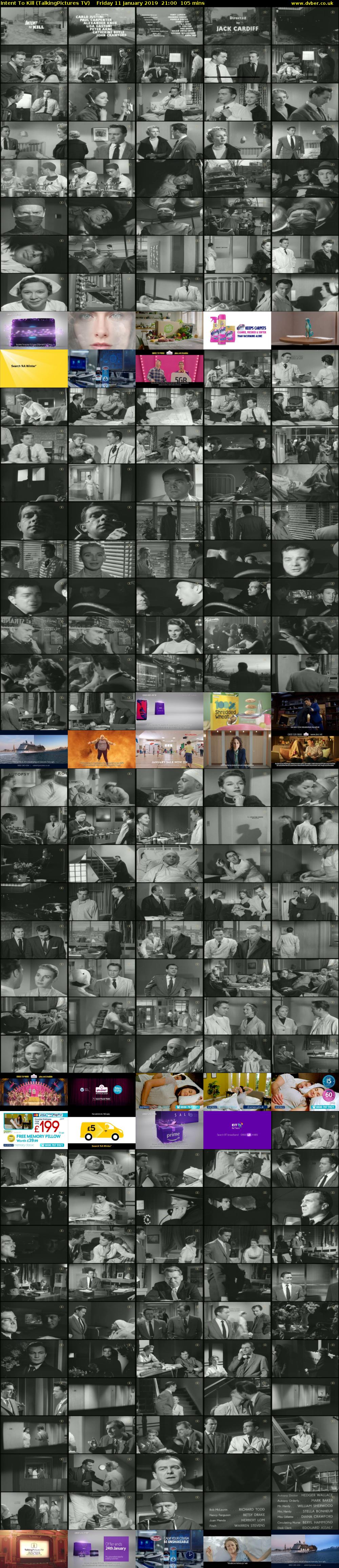 Intent To Kill (TalkingPictures TV) Friday 11 January 2019 21:00 - 22:45