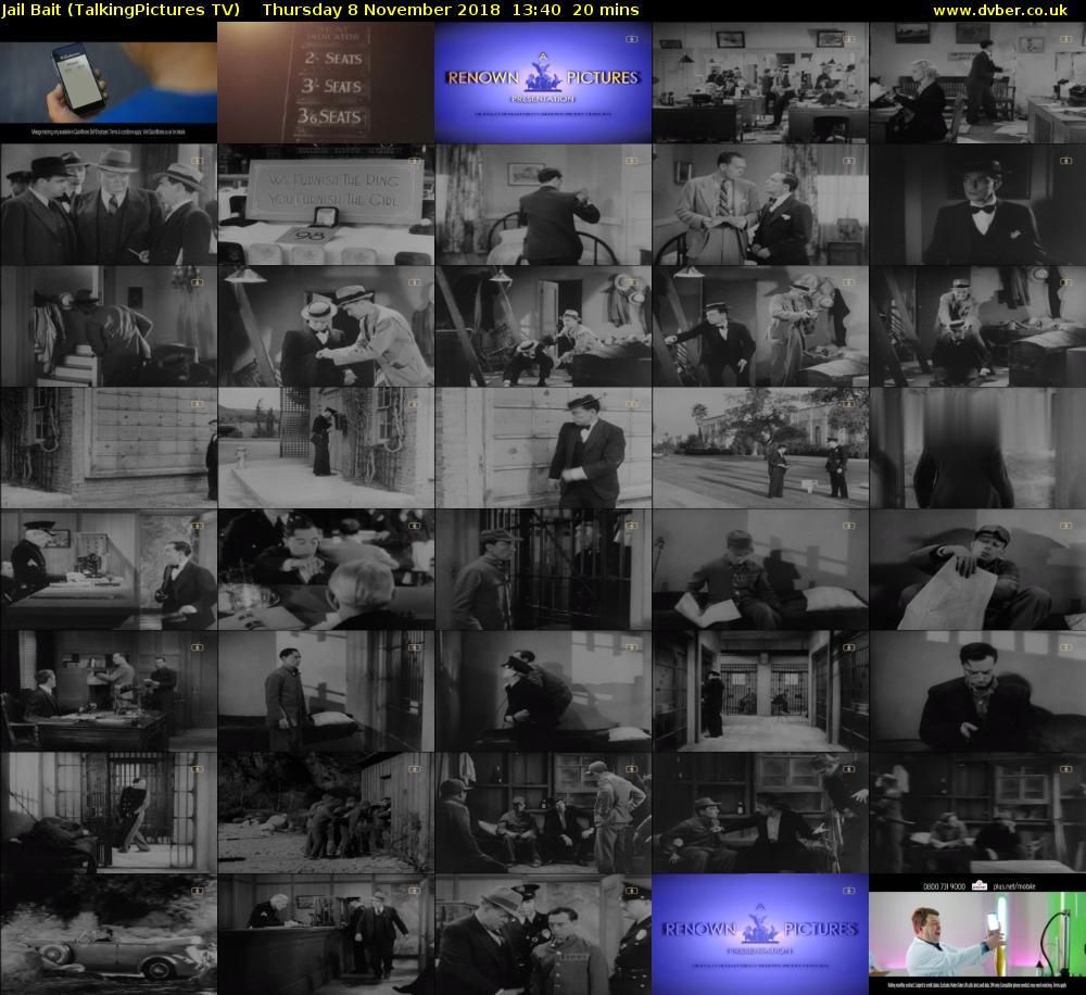 Jail Bait (TalkingPictures TV) Thursday 8 November 2018 13:40 - 14:00