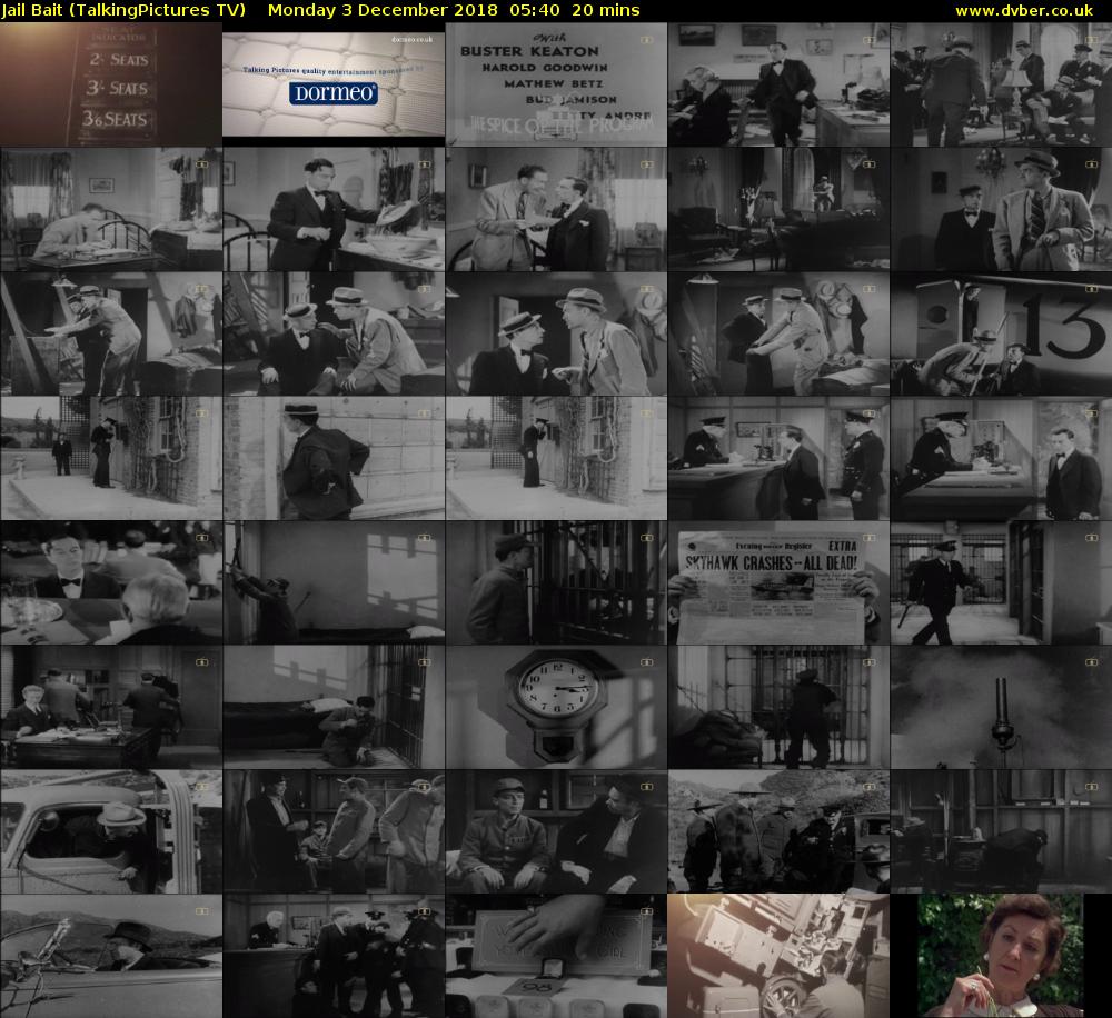 Jail Bait (TalkingPictures TV) Monday 3 December 2018 05:40 - 06:00