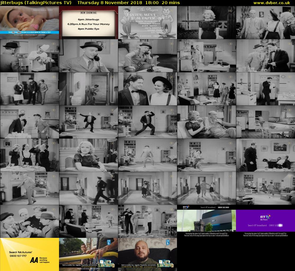 Jitterbugs (TalkingPictures TV) Thursday 8 November 2018 18:00 - 18:20