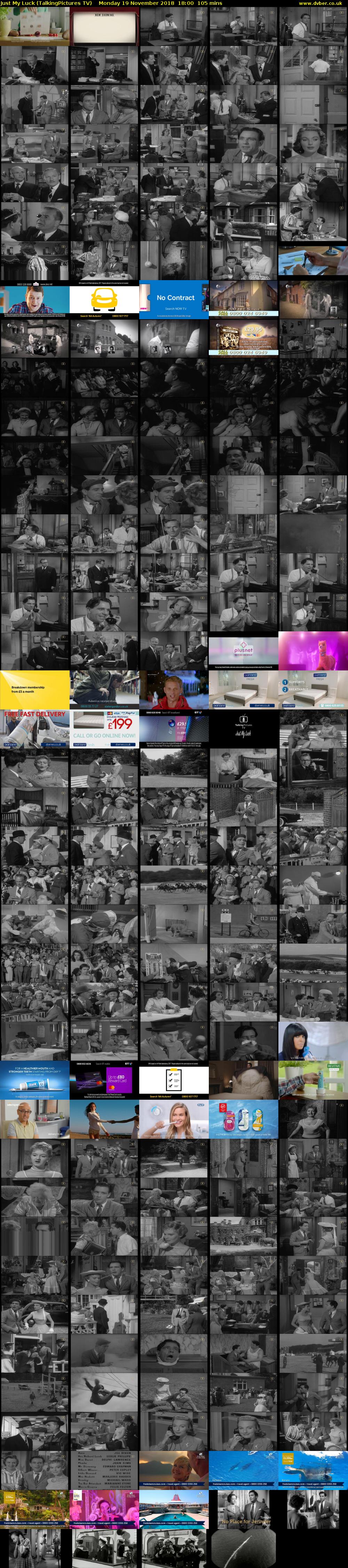 Just My Luck (TalkingPictures TV) Monday 19 November 2018 18:00 - 19:45