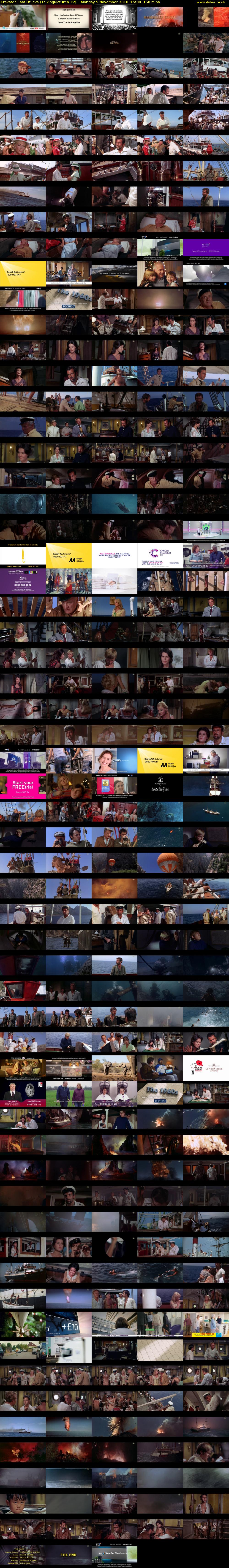 Krakatoa East Of Java (TalkingPictures TV) Monday 5 November 2018 15:00 - 17:30