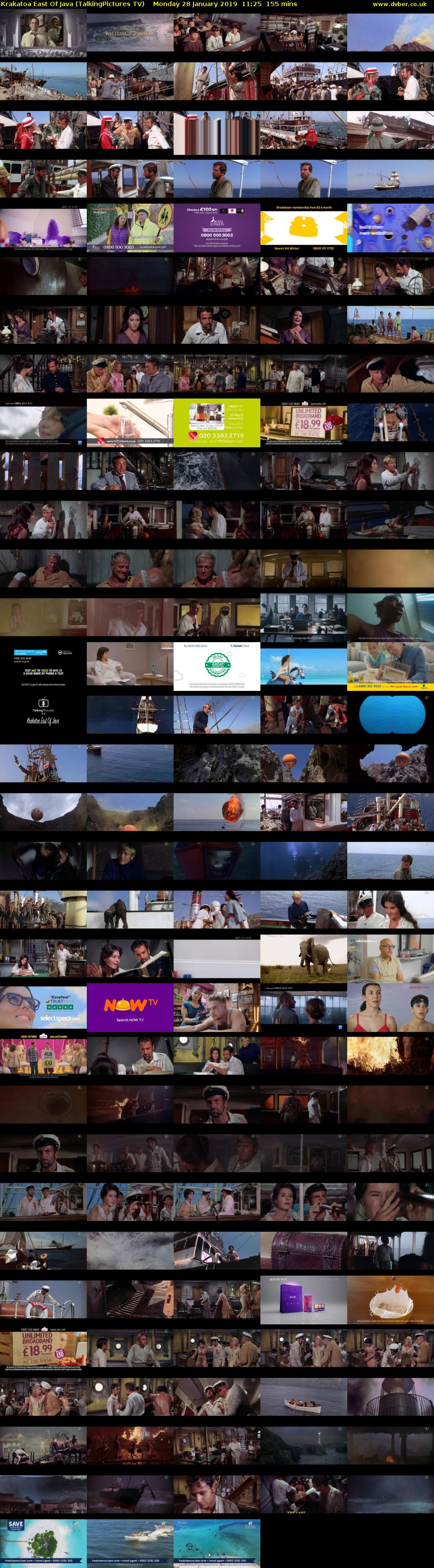 Krakatoa East Of Java (TalkingPictures TV) Monday 28 January 2019 11:25 - 14:00