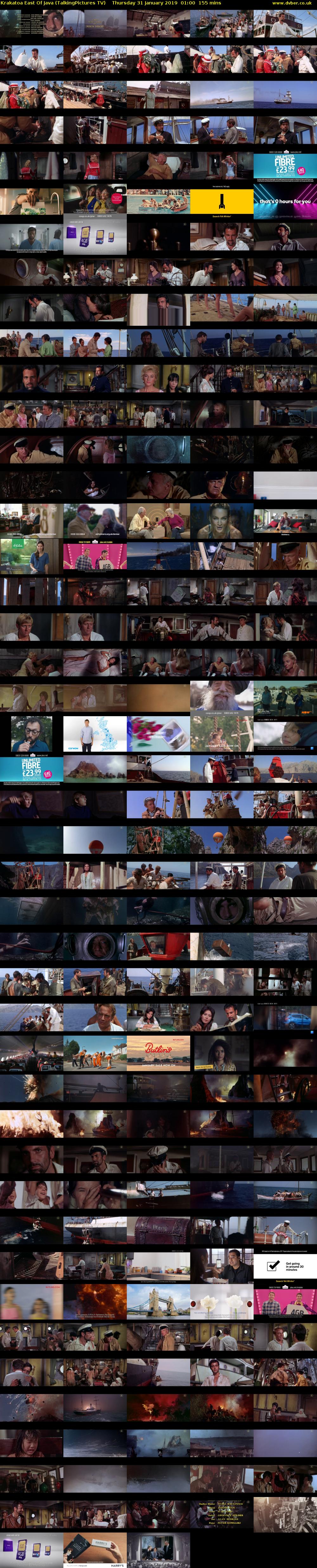 Krakatoa East Of Java (TalkingPictures TV) Thursday 31 January 2019 01:00 - 03:35