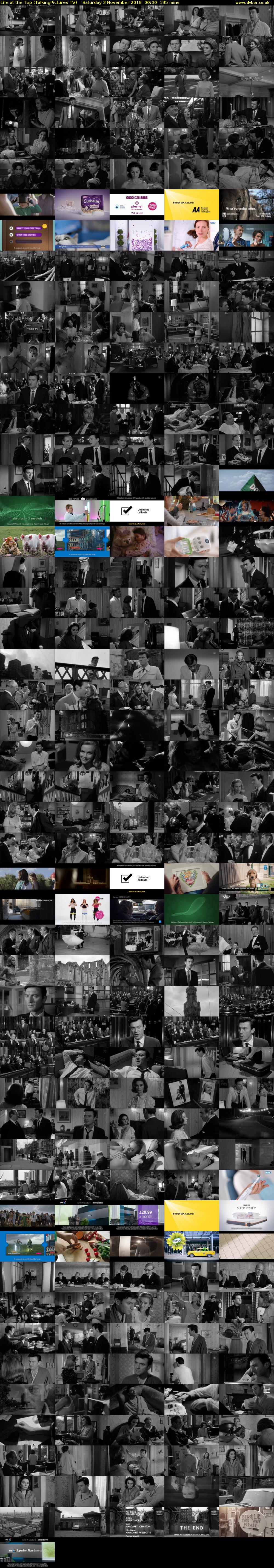 Life at the Top (TalkingPictures TV) Saturday 3 November 2018 00:00 - 02:15