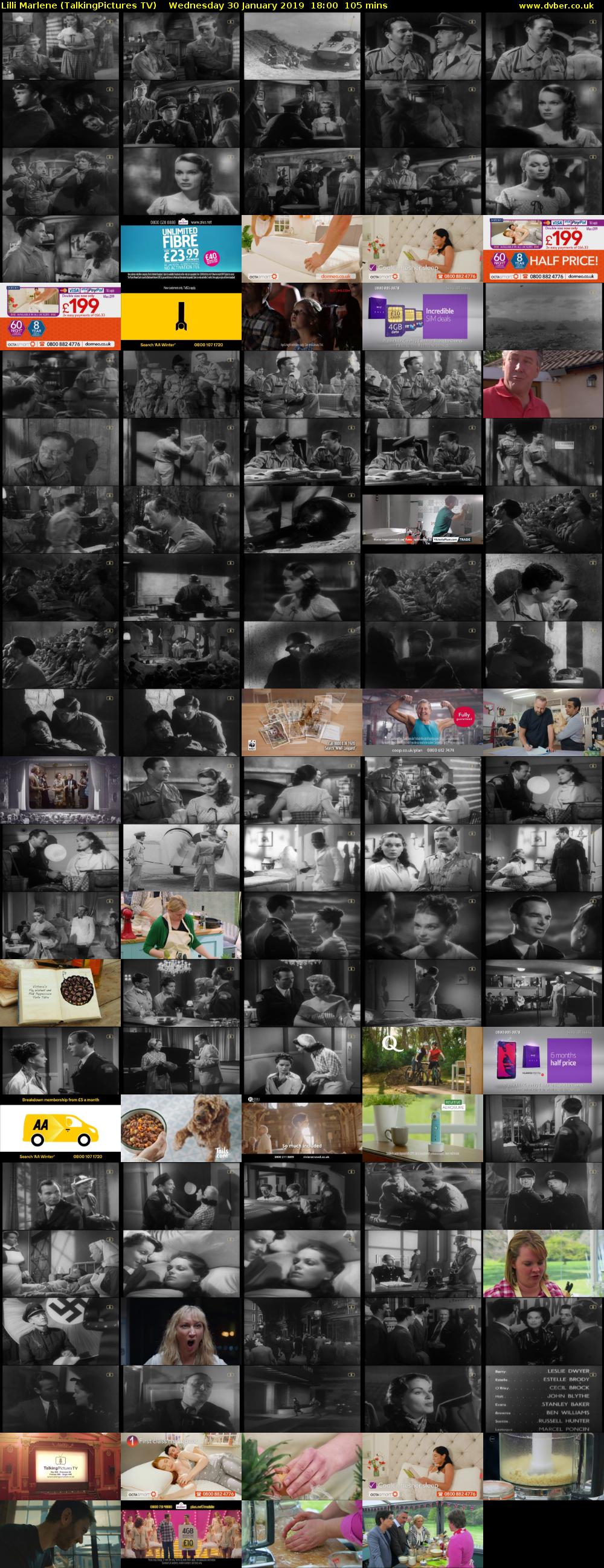 Lilli Marlene (TalkingPictures TV) Wednesday 30 January 2019 18:00 - 19:45