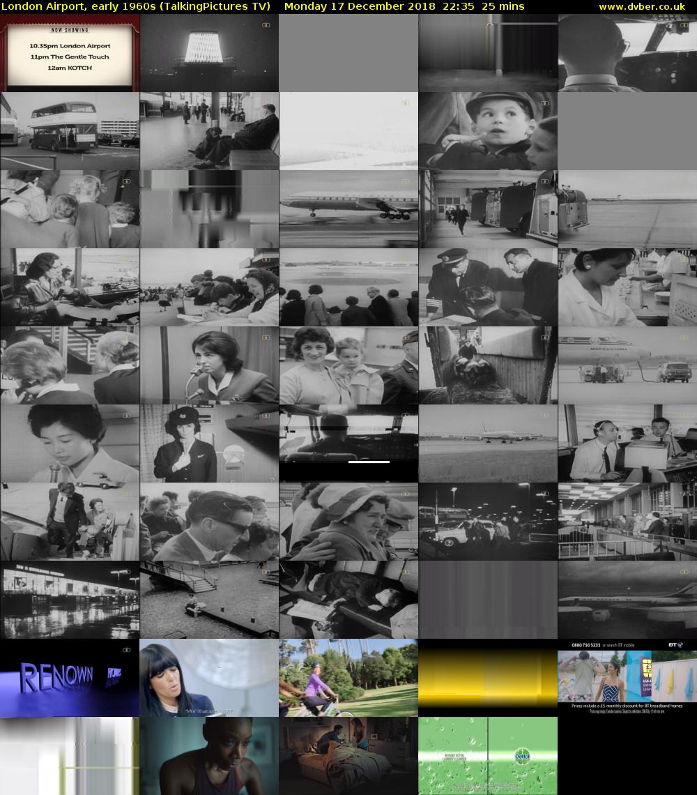 London Airport, early 1960s (TalkingPictures TV) Monday 17 December 2018 22:35 - 23:00