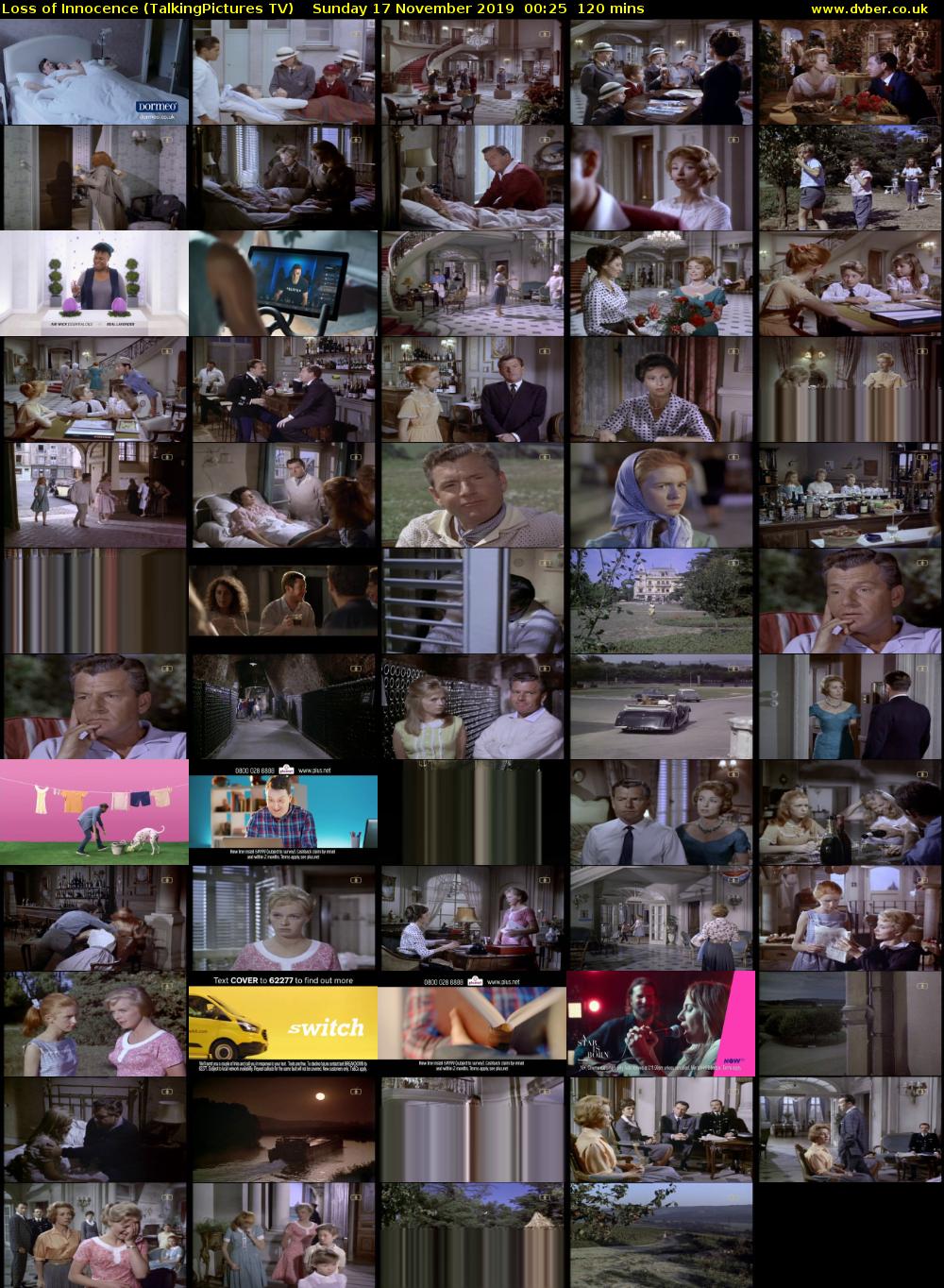 Loss of Innocence (TalkingPictures TV) Sunday 17 November 2019 00:25 - 02:25