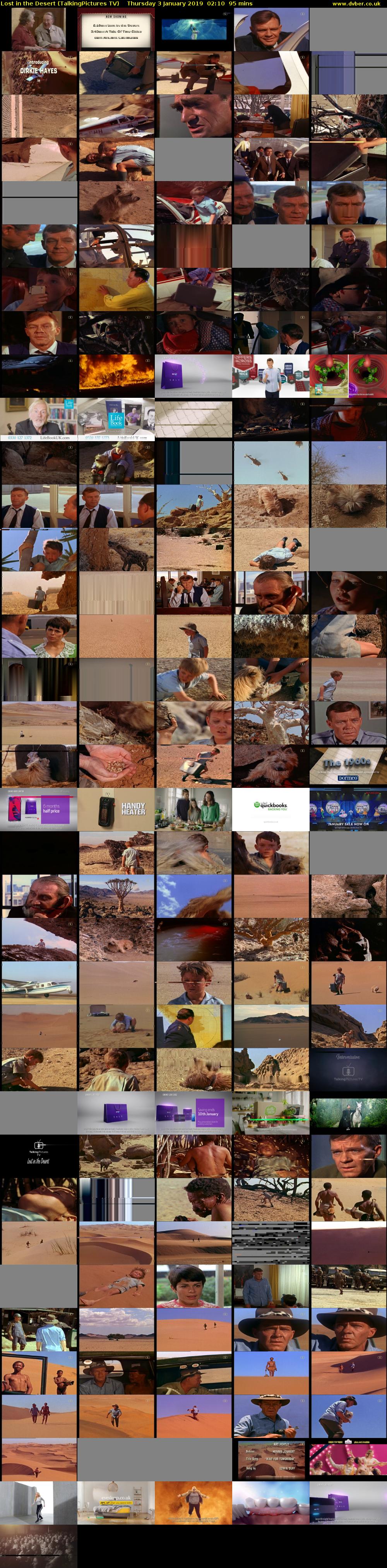 Lost in the Desert (TalkingPictures TV) Thursday 3 January 2019 02:10 - 03:45