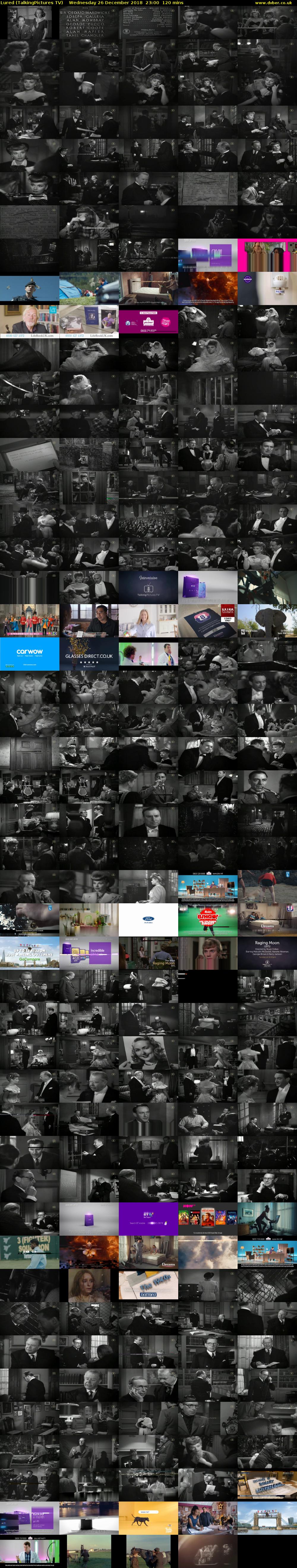 Lured (TalkingPictures TV) Wednesday 26 December 2018 23:00 - 01:00