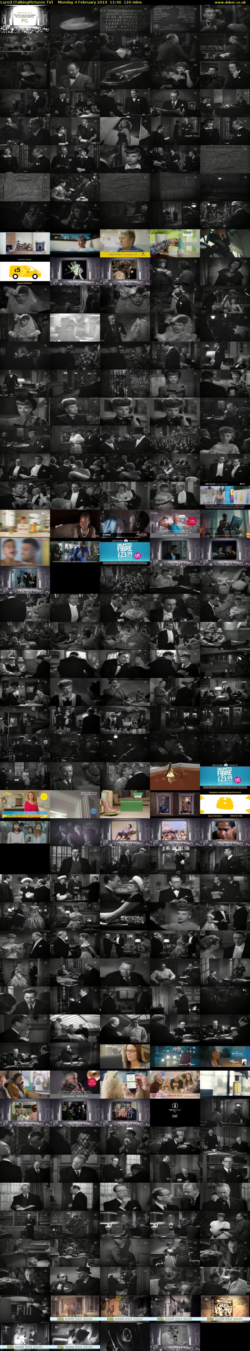 Lured (TalkingPictures TV) Monday 4 February 2019 11:40 - 13:40