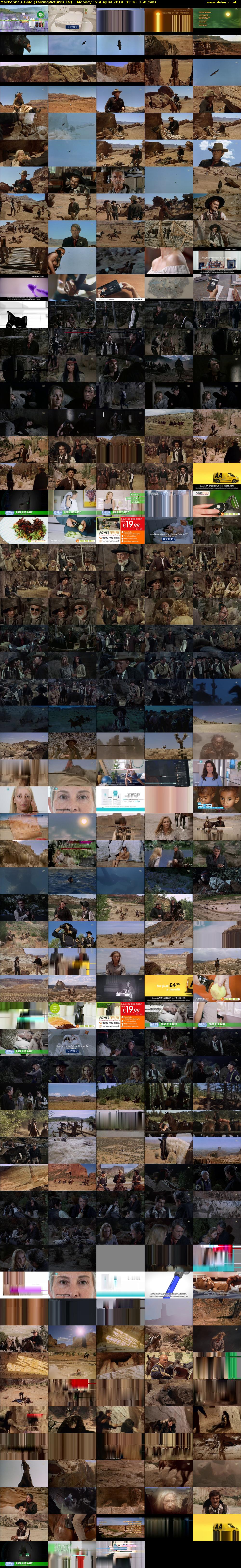 Mackenna's Gold (TalkingPictures TV) Monday 19 August 2019 01:30 - 04:00