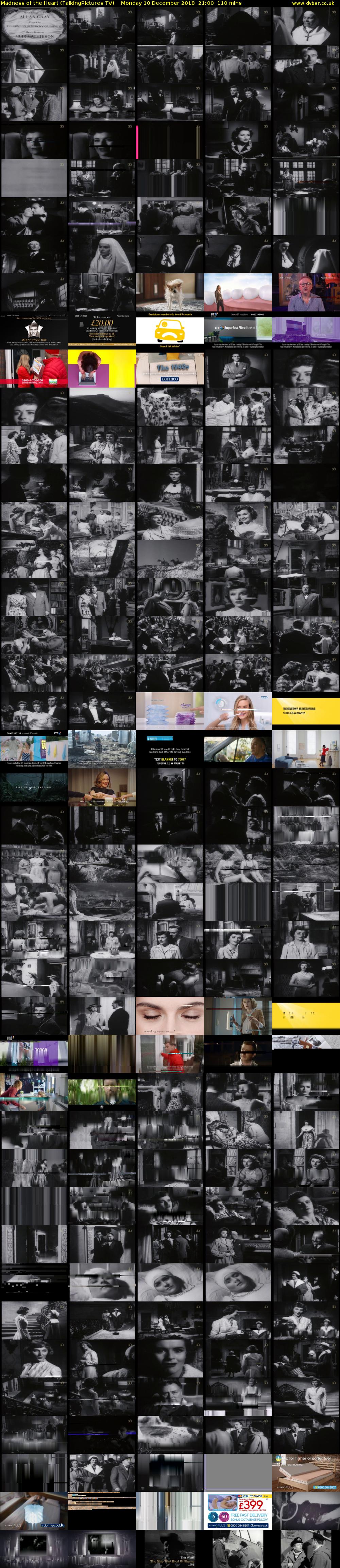 Madness of the Heart (TalkingPictures TV) Monday 10 December 2018 21:00 - 22:50