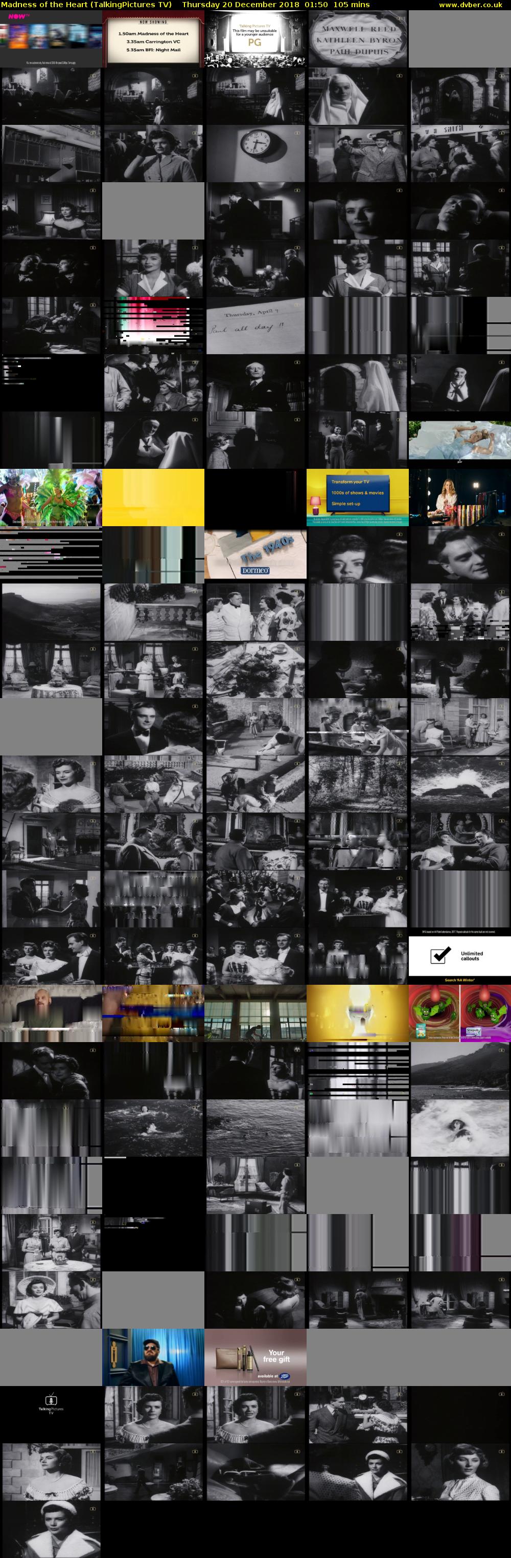 Madness of the Heart (TalkingPictures TV) Thursday 20 December 2018 01:50 - 03:35