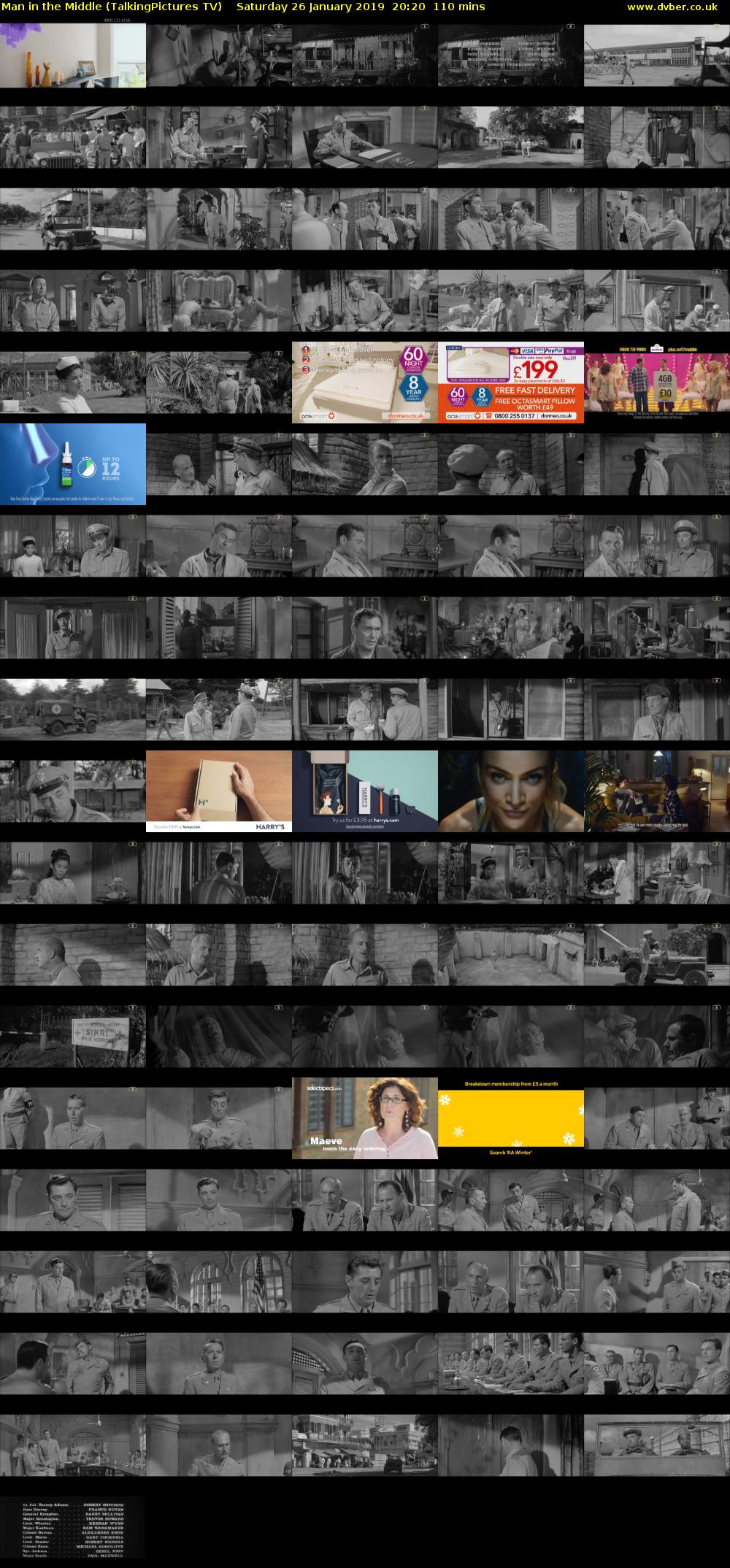 Man in the Middle (TalkingPictures TV) Saturday 26 January 2019 20:20 - 22:10